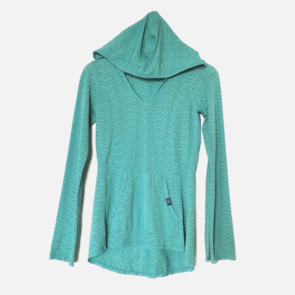 Prana | Laser Cut Soft Mesh Athletic Hoodie